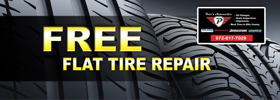 Free Flat Tire Repair